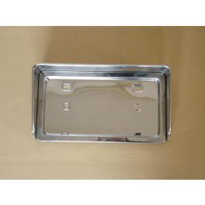 早い者勝ち⭐️ステンレスアンドン付きナンバー枠 軽トラ 2t 4t デコトラ ジェットイノウエ 2t 4t とんがり ナンバー枠 ステンレス ナンバー