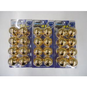 2t 3t 6穴 41mm エルフ キャンター デュトロ 1台分 ナットキャップ ゴールド 高さ60...