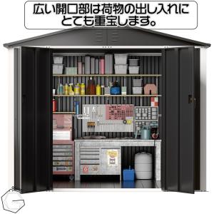 物置 組立式 屋外 大型 倉庫 おしゃれ 幅2...の詳細画像3