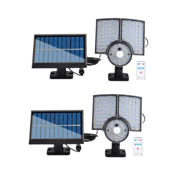 新型  LEDソーラーライト LEDセンサーライト 防水  分離型　IP65防水　屋外照明 LED投...