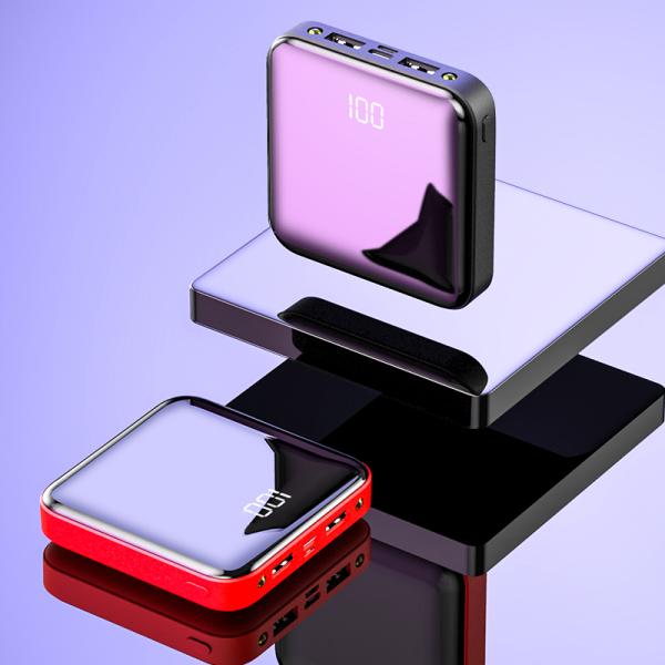 20000mAh大容量 モバイルバッテリー 急速充電 2A スマホ充電器　液晶画面 小型 軽量 US...