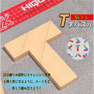 脳トレ パズル T字型パズル 脳トレパズル 大人の脳トレ 子供の知育 プレゼント用パズル 集中力＆思考力アップ