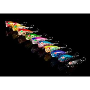 ルアー ポッパー 7.5cm 11g 5個セット 仕掛け 送料無料