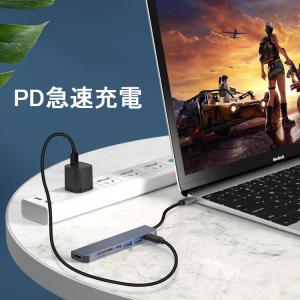 USB Type C ハブ PD充電(100w...の詳細画像2