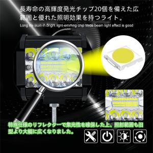ワークライト led 作業灯 黄 イエロー フ...の詳細画像1