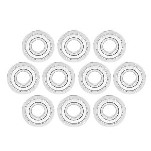 F6001ZZ ダブルシールドボールベアリング ミニチュアフランジ付きディープグルーブボールベアリング 12288mm 10個入り