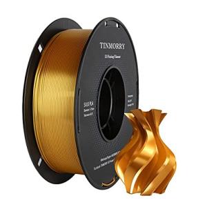 PLA フィラメント, 3dプリンタ用造形材料 1.75mm 1Kg シルクゴールド (3D Printer Filament S