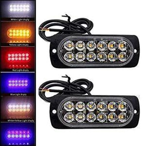YUANYE 超薄型カーライト36W LEDライト12 LED車のトラックの警告灯ストロボ緊急サイドカースタイルのアセンブリ