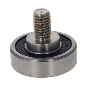 MroMax ベアリングプーリー グルーブホイール 厚さ7mm 外径22mm 4個入り U溝ガイドボールベアリング u溝ネジ付き トラックガイドベアリ