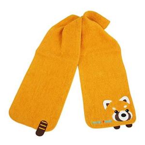 楠橋紋織 今治タオル レッサーパンダショートマフラータオル オレンジ 1-61797-91-OR 13×90cm