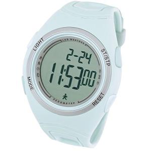 [LAD WEATHER]ウォーキング腕時計 歩数計 ストップウォッチ スポーツ アウトドア時計 lad011 (ブルーグラス)