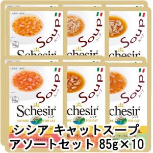 【おまけ付き】ファンタジーワールド シシア キャット スープ アソートセット ＜6種×各2個＞ （キャットフード） 85g×12個【ネコポス不可】