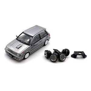 1/64 TOYOTA STARLET ターボS 1988 EP71 シルバー (RHD) 64B0...