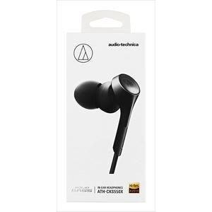 【SOLID BASS】audio-technica／インナーイヤーヘッドホン／ATH-CKS550X BK