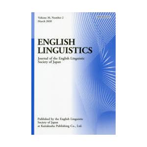 ENGLISH LINGUISTICS Journal of the English Linguis...