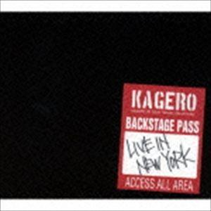 カゲロウ / LIVE IN NEW YORK [CD]