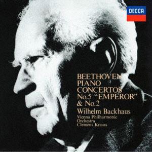 ヴィルヘルム・バックハウス（p） / ベートーヴェン：ピアノ協奏曲第2番・第5番≪皇帝≫（モノラル）（SHM-CD） [CD]｜guruguru