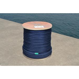 驚愕の安さと！！高品質！強い！WBスーパーエステル24打ちネイビーブルーマリンロープ18ｍｍ100ｍ