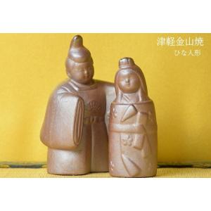 雛人形 コンパクト お雛様 小 津軽金山焼 焼...の詳細画像1