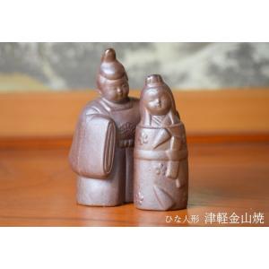 雛人形 コンパクト お雛様 小 津軽金山焼 焼...の詳細画像2
