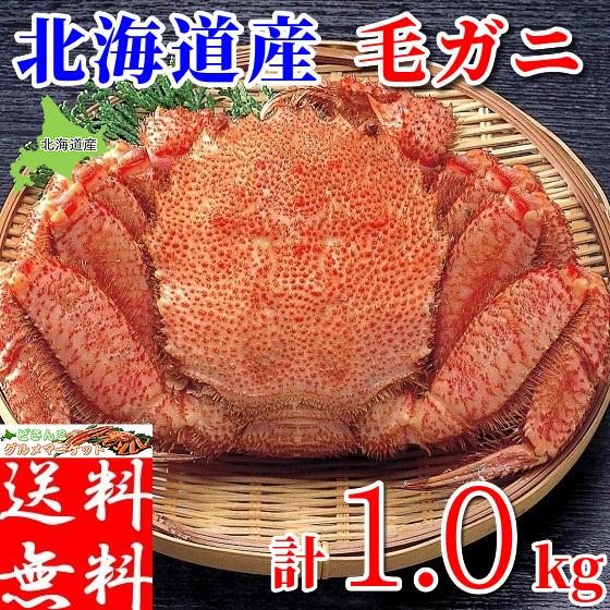 毛ガニ 1kg 1尾 特大 毛蟹 メガサイズ 北海道産 ボイル 冷凍 蟹味噌【特特特ランク】ギフト ...