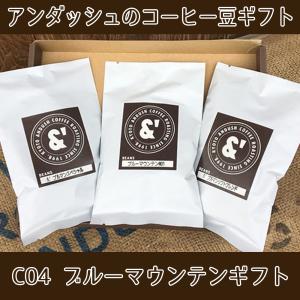 C04 コーヒー 豆 ギフト 送料無料 ブルーマウンテン No.1 トリオ 珈琲豆 3種で300g｜gurumekan