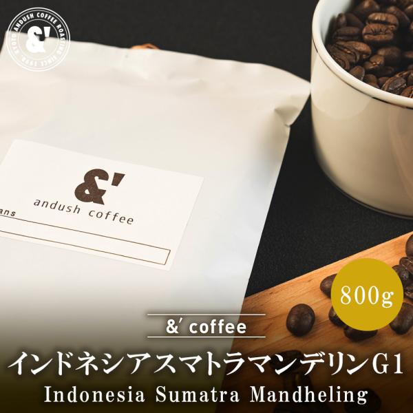 インドネシア スマトラマンデリンG1 800g 深煎り 珈琲豆 コーヒー豆 通販 ネット販売 珈琲 ...