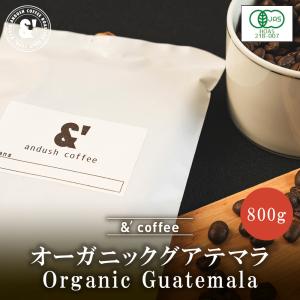 ＪＡＳオーガニック グアテマラ 800g 深煎り 送料込み 珈琲豆 コーヒー豆 通販 オーガニックコーヒー 京都｜京の珈琲豆処アンダッシュコーヒー