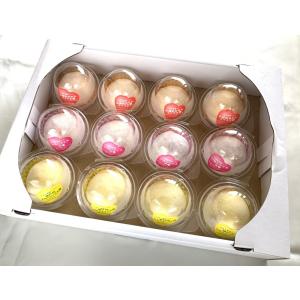 【スイーツ】フルーツアイス大福3種12個入り 香川 さぬき姫いちご 小原紅みかん 瀬戸内れもん