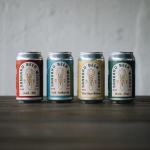 父の日 おまかせ便！『SANKAKU Beer Works』クラフトビール 4本セット ビール お酒 クラフト 地ビール エール ギフト 特産品  鹿児島県産｜gururi-japan