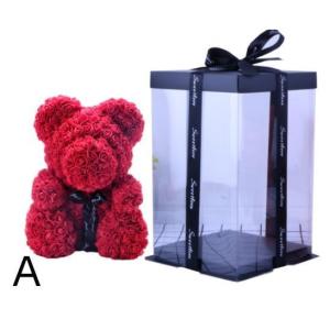 永生花 ギフトクマ型 熊 ソープフラワー ボッ...の詳細画像2