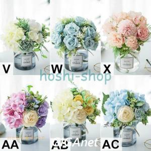 造花 インテリア 花瓶付き フラワーアレンジメ...の詳細画像4