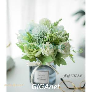 造花 インテリア 花瓶付き フラワーアレンジメ...の詳細画像5