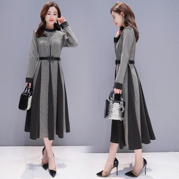 ロングワンピース レディース ラシャ 秋 冬 フォーマル ワンピースドレス 卒園式 結婚式 長袖 A...