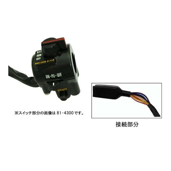 81-4302 D1/A1/A2/Z1R ハンドルディマースイッチ 右側　　　（Z750/Z1000...