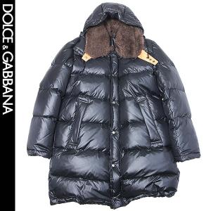 ドルチェ＆ガッバーナ(DOLCE&GABBANA) メンズ ボアネック ダウンコート