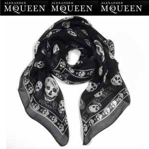 アレキサンダーマックイーン Alexander McQUEEN メンズ ストール マフラー スカーフ ロゴ ユニセックス可  総柄スカルプリント付きシルクスカーフ 黒 (R34800) :141031-32:ガッツブランドショップ - 通販 - Yahoo!ショッピング