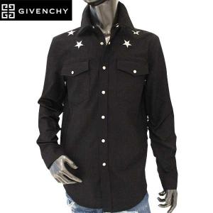 ジバンシー GIVENCHY メンズ トップス シャツ 長袖 ロゴ スターパッチ