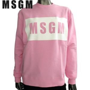 エムエスジーエム Msgm レディース トップス スウェット トレーナー ロゴ Msgmフロントボックスロゴプリント付きスウェット ピンク Mdm96 299 12 R 037 ガッツブランドショップ 通販 Yahoo ショッピング