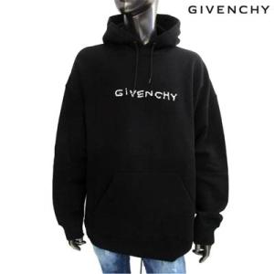 ジバンシー Givenchy メンズ パーカー フーディー ロゴ Givenchy刺繍