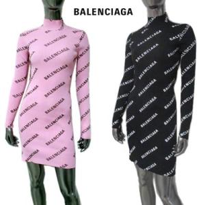 バレンシアガ BALENCIAGA レディース トップス ワンピース ロゴ 2color