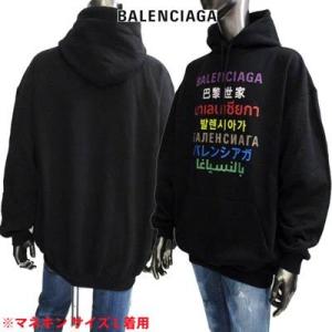 バレンシアガ BALENCIAGA メンズ トップス パーカー シワ加工・マルチカラー/マルチランゲージBALENCIAGAロゴプリント付オーバーサイズパーカー (R119900) バレンシアガ BALENCIAGA メンズ トップス パーカー シワ加工・マルチカラー/マルチランゲージBALENCIAGAロゴプリント付オーバーサイズパーカー (R119900)