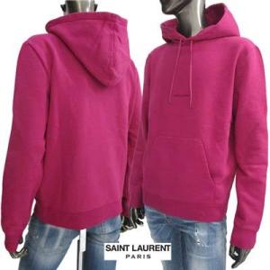限定製作 Saint ピンク Laurent 新作 サンローラン パーカー 【現行品