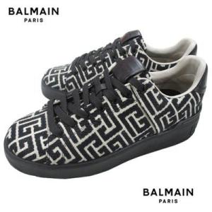 バルマン BALMAIN メンズ 靴 シューズ 総柄モノグラムロゴ・サイドソール/ソール/タン部分ロゴ・かかと部分Bロゴ入りスニーカー  XM1VI288 TJCM EDK