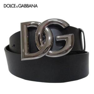 ドルチェ＆ガッバーナ DOLCE&GABBANA メンズ 小物 ベルト グッズ ドルガバ シルバーDGロゴバックル・帯部分ロゴ付きベルト 白  BC4646 AX622 80999