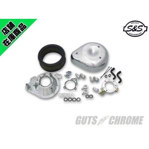 S＆S DB17-0450-SET ティアドロップ エアクリーナーセット(ツヤ消し黒