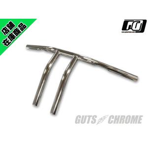 ハーレー ハンドル クローム　10インチTバープルバック