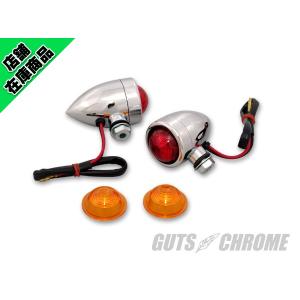 ミニバレットウインカーセット W球 12V 23/8W ボディ配線タイプ｜gutschrome