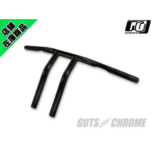 ハーレー ハンドル ブラック　10インチTバープルバック