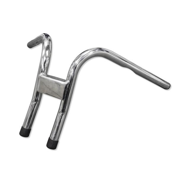 ハーレー ハンドル 25-0625 バックホーンライザーバー ヘコミ有り プルバック ラビットハンド...